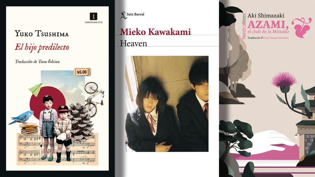 'El hijo predilecto' (Impedimenta), 'Heaven' (Seix Barral) y 'Azami, el club de Mitsuko' (Nórdica)