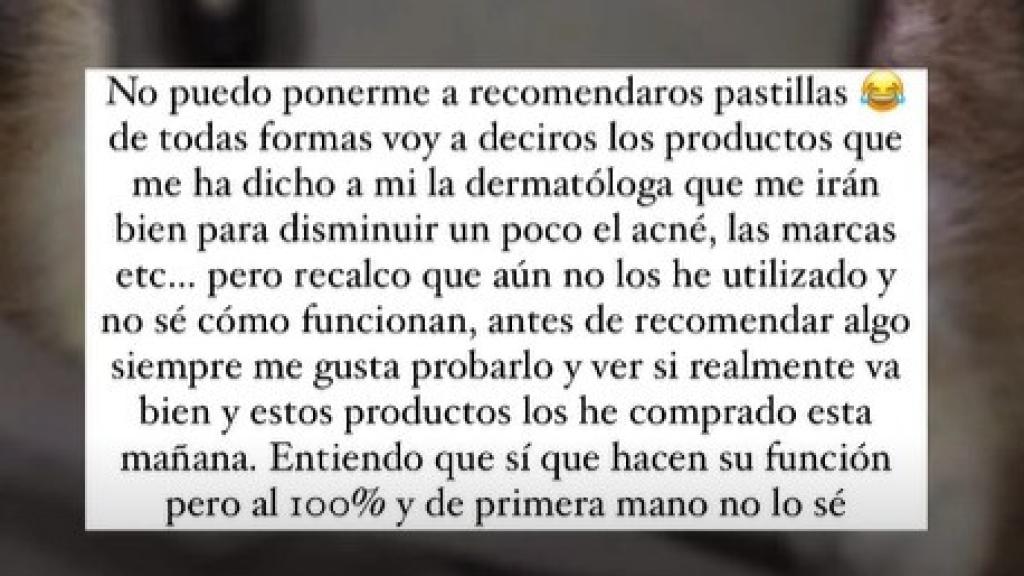 Una de las imágenes compartidas por María Díaz.