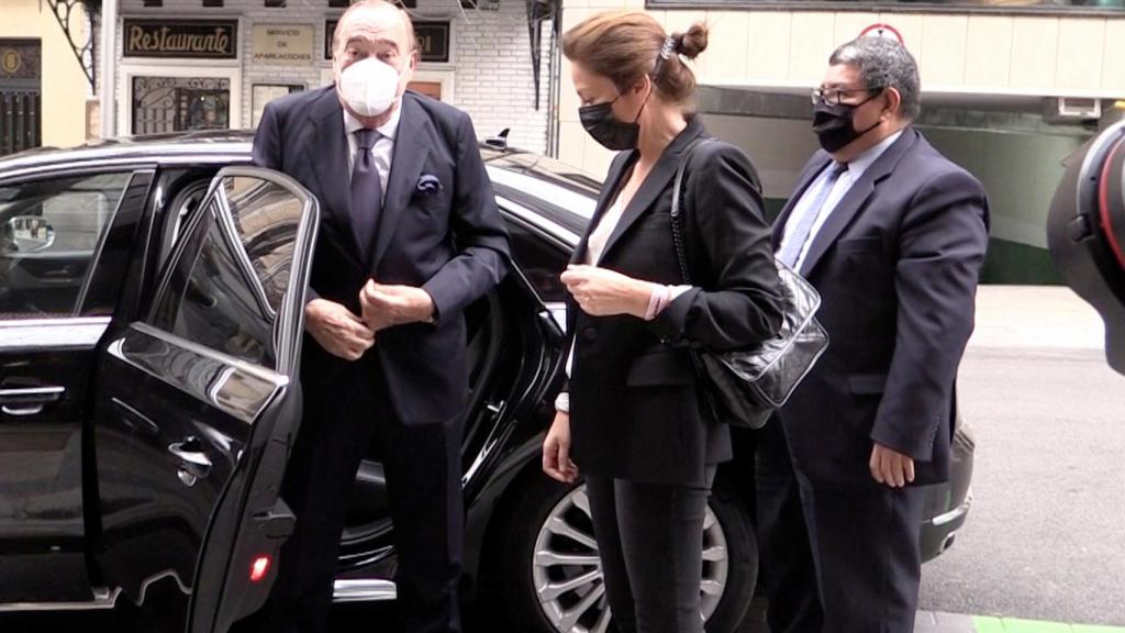 Fernando Fernández Tapias llegando al juicio contra sus hijos, en marzo de 2021.