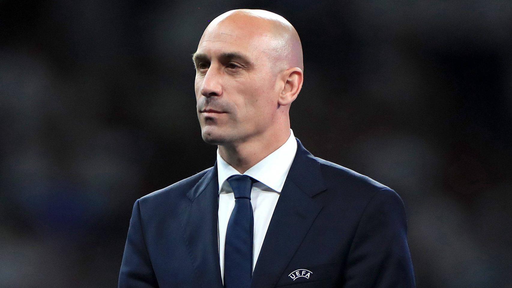 Luis Rubiales, durante su etapa como presidente de la RFEF