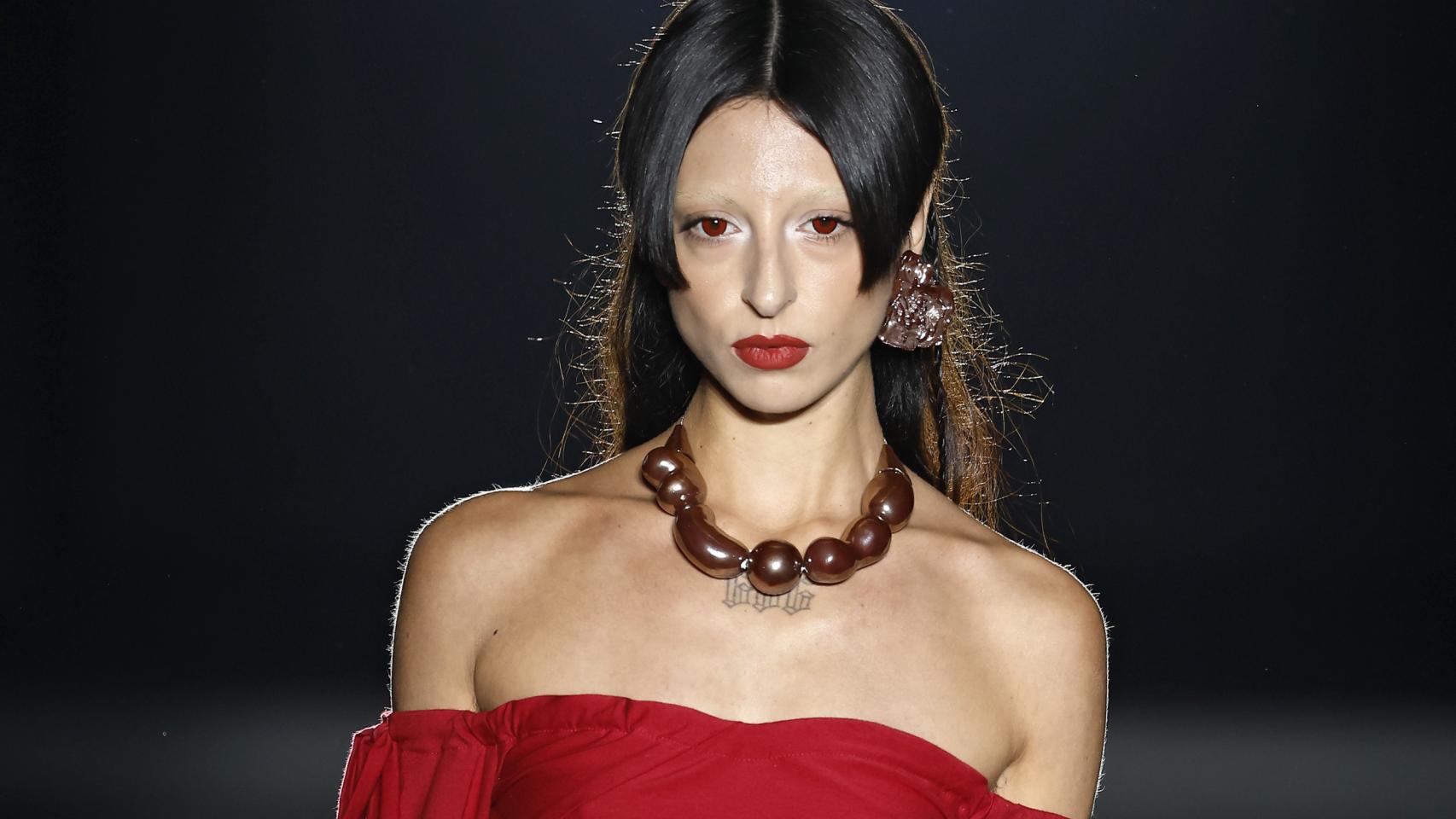 Detalle del desfile de Cherry Massia.