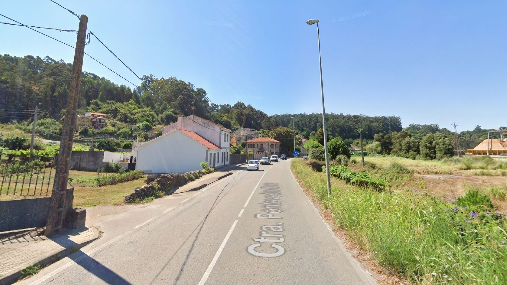 Carretera vieja de Marín (PO-546), en Pontevedra.