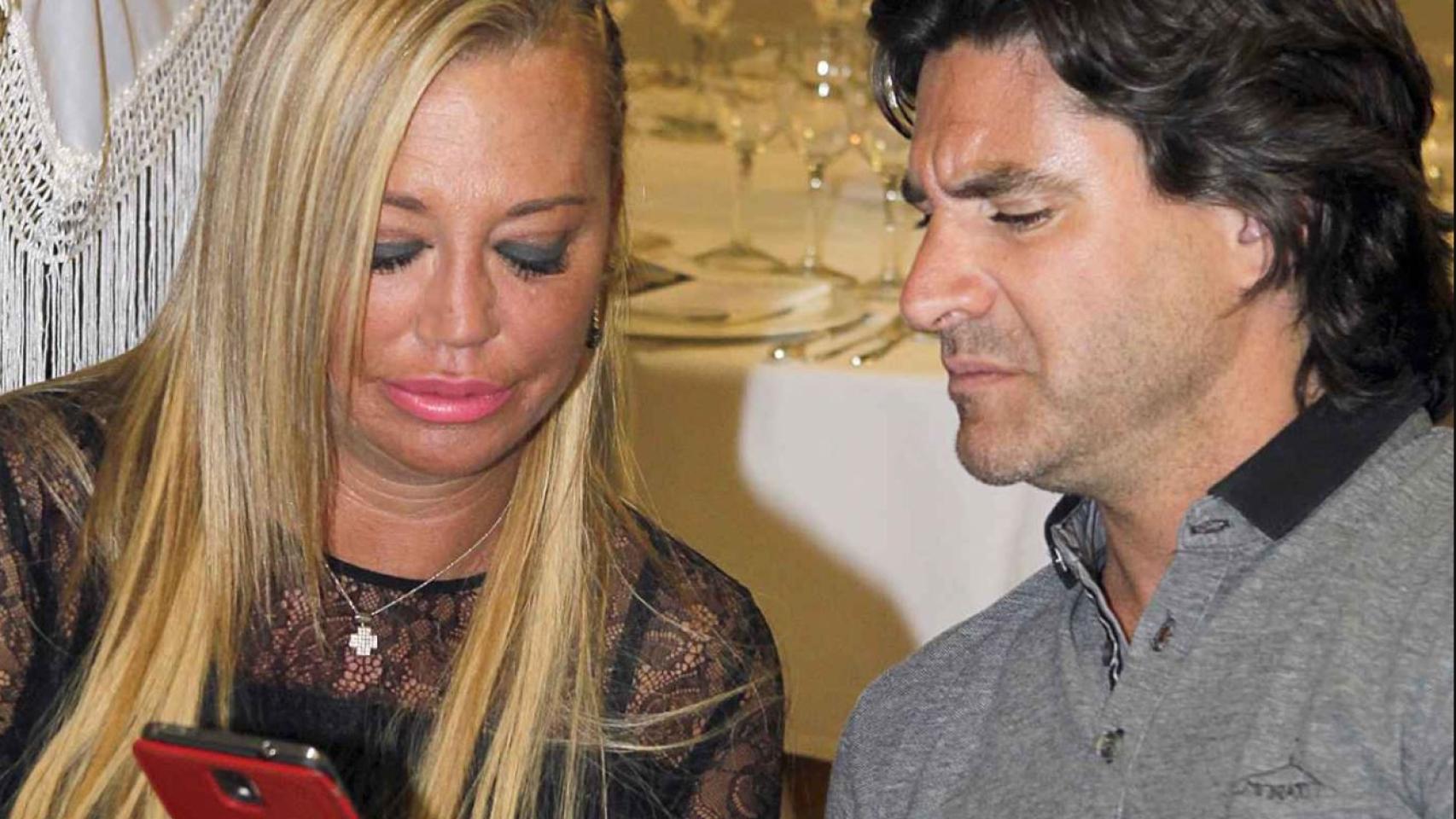 Belén Esteban y Toño Sanchís en una imagen de archivo.