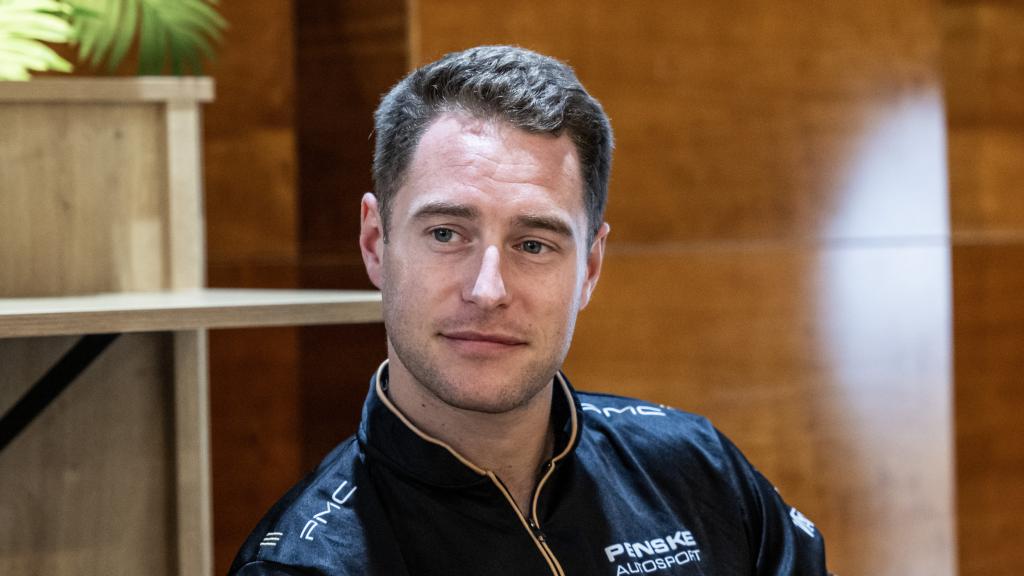 Stoffel Vandoorne, durante el acto en Valencia.