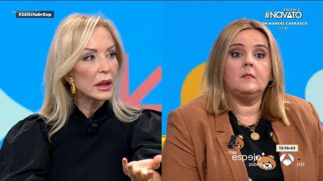 Carmen Lomana y Pilar Vidal en ‘Espejo público’.