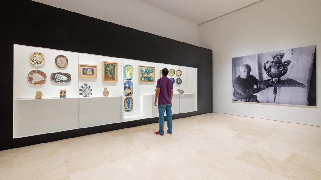 Una de las salas del Museo Picasso.