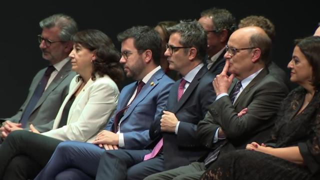 Félix Bolaños en la Nit de l'Empresa de Cecot.