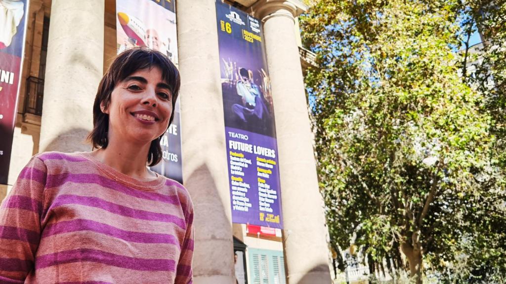 Mónica Pérez Blanquer, directora de Mutesac, ante el Principal de Alicante.