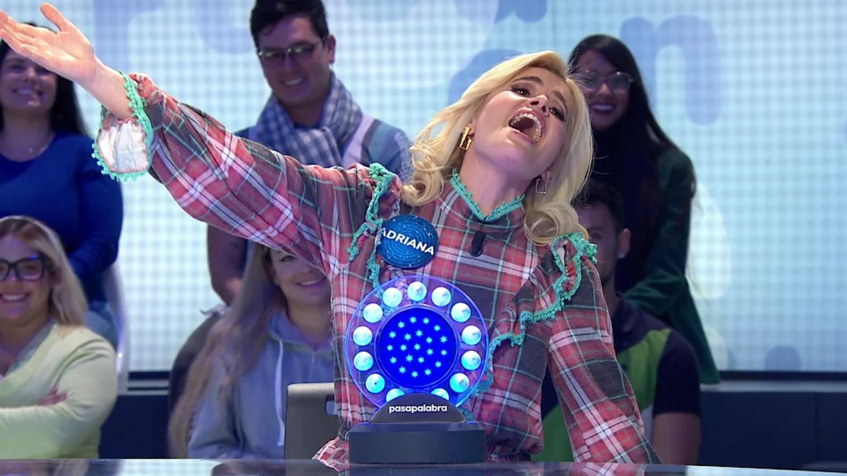 Adriana Abenia en ‘Pasapalabra’.