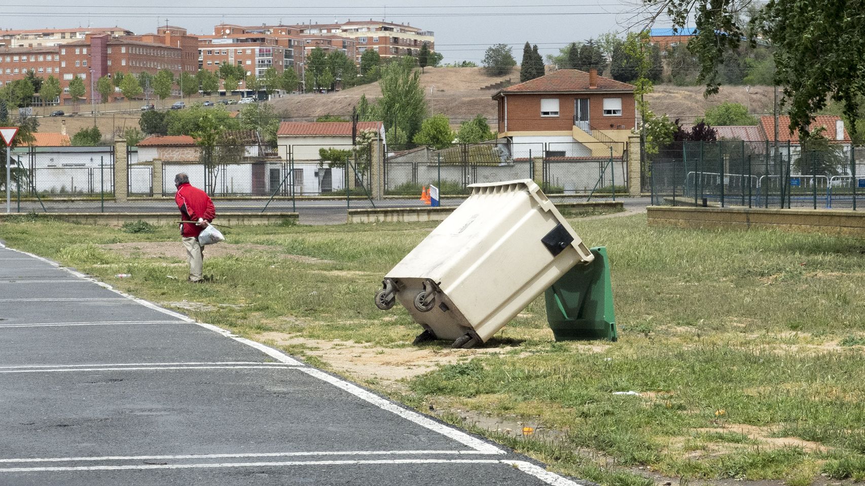 Fuertes rachas de viento en la ciudad de Salamanca