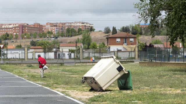 Fuertes rachas de viento en la ciudad de Salamanca