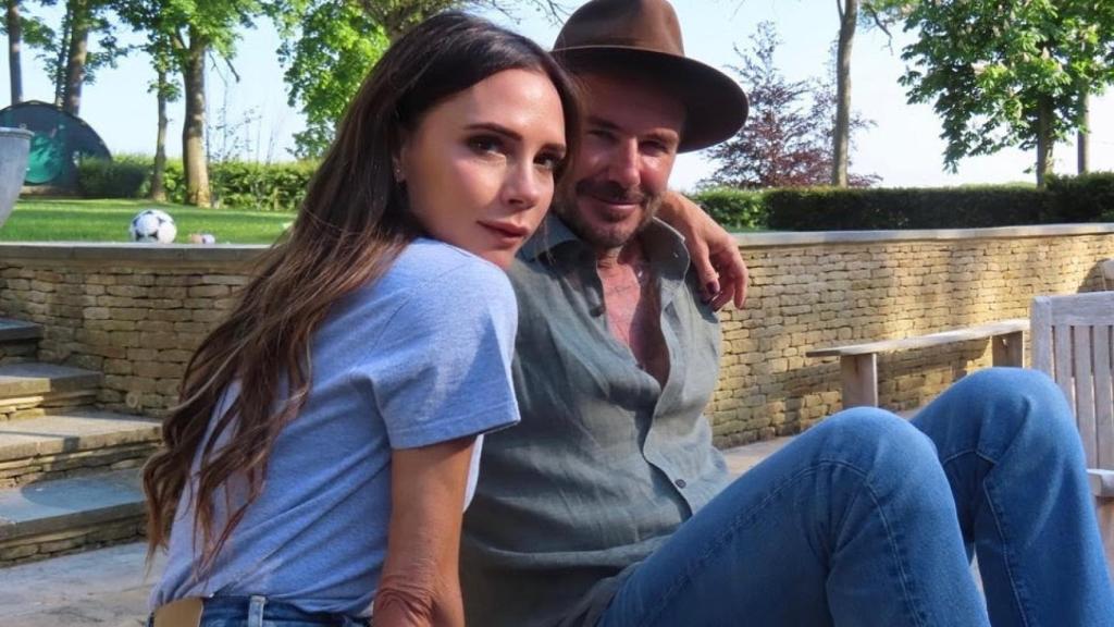 Victoria y David Beckham.