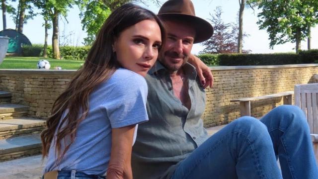 Victoria y David Beckham.