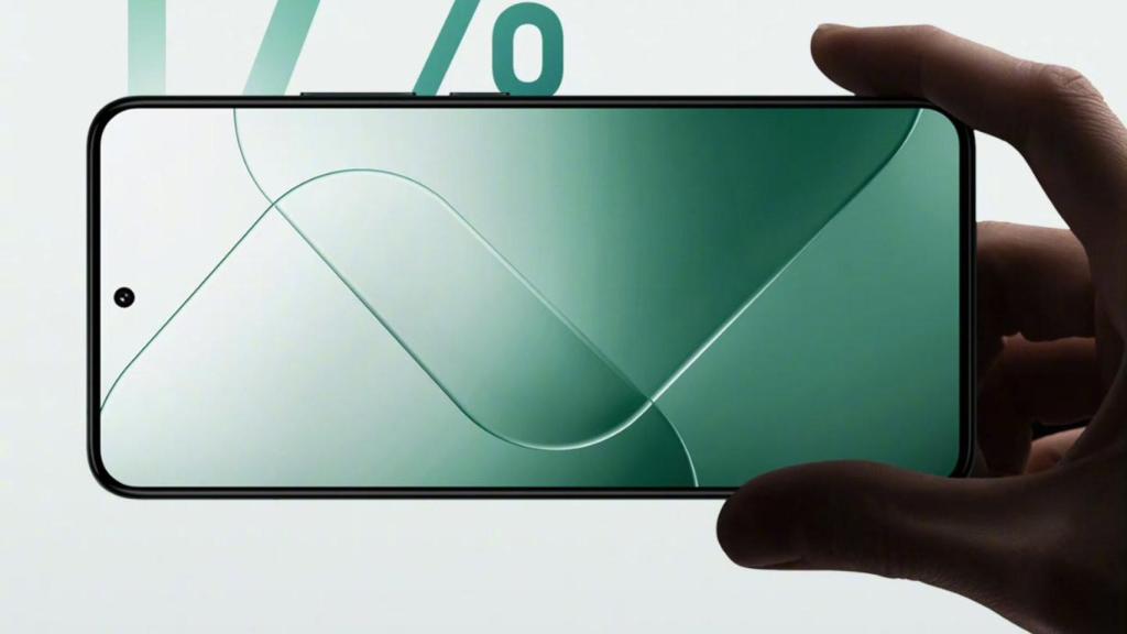 La pantalla del Xiaomi 14 tiene bordes muy reducidos