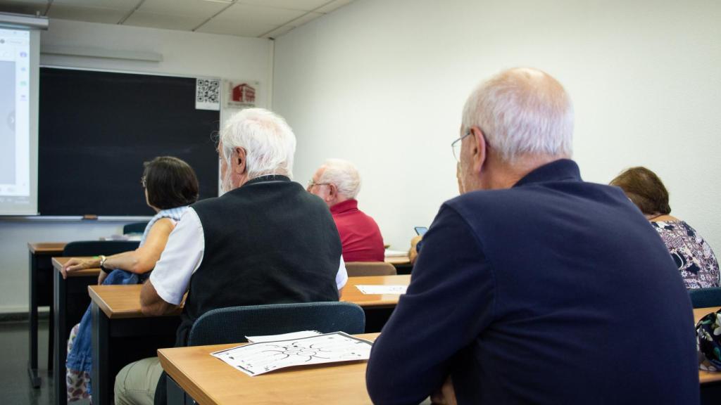 Alumnos de la clase de italiano, impartida por Brunella.