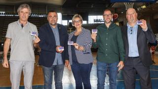 Representantes de la Fundación Lucentum y de