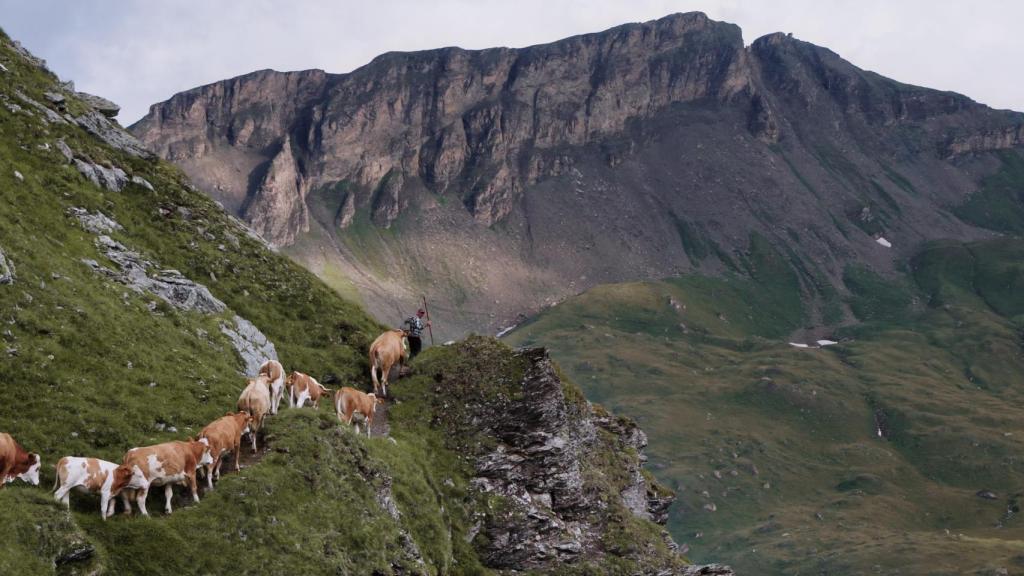 Fotografía de rodaje de 'Alpenland' .