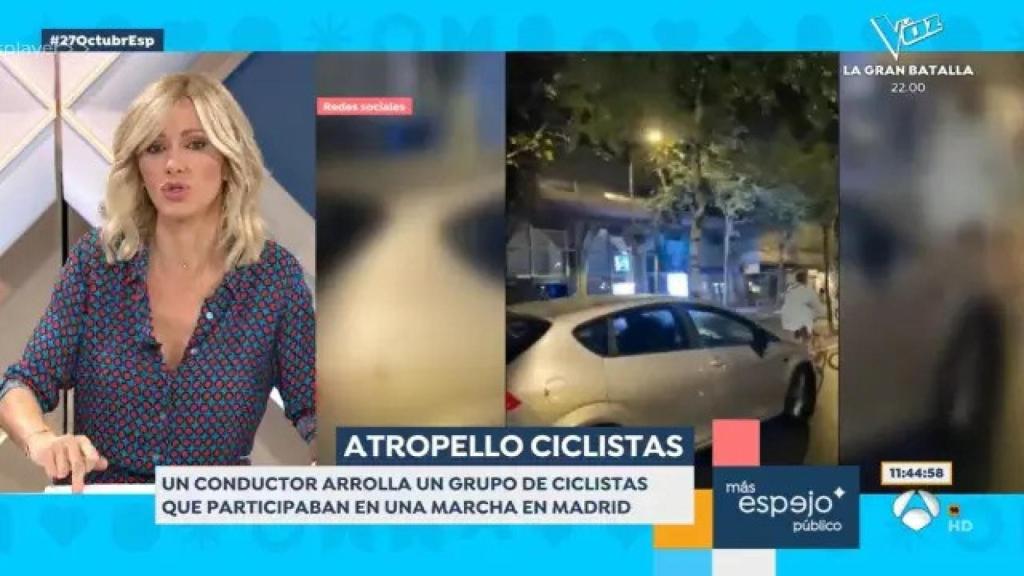 Captura del programa Espejo Público de este viernes.