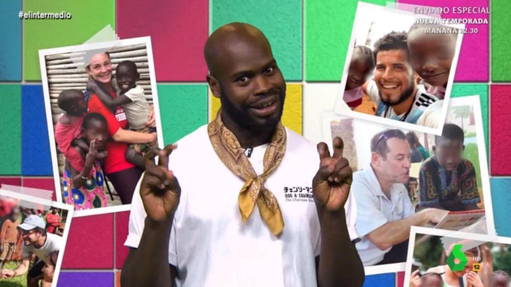 Lamine Thior, en 'El Intermedio'.