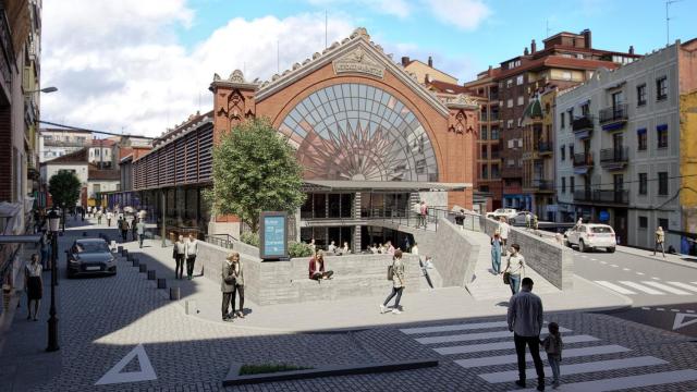Imagen de la reforma del Mercado de Abastos de Zamora.