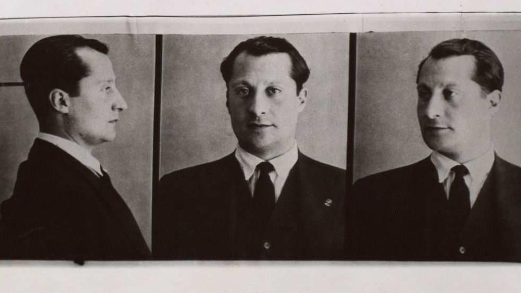 Retrato de José Antonio Primo de Rivera, líder de Falange.