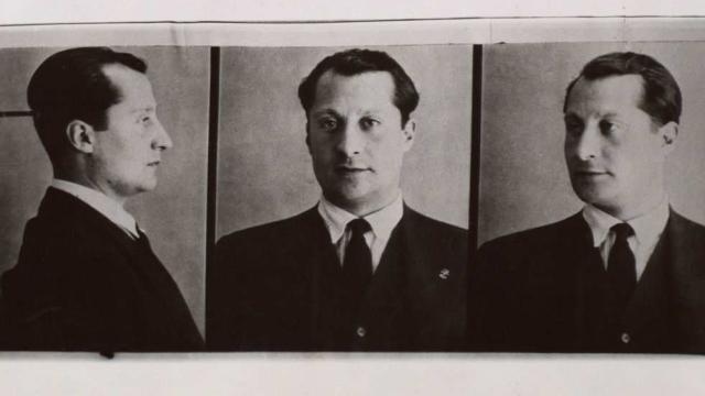 Retrato de José Antonio Primo de Rivera, líder de Falange.