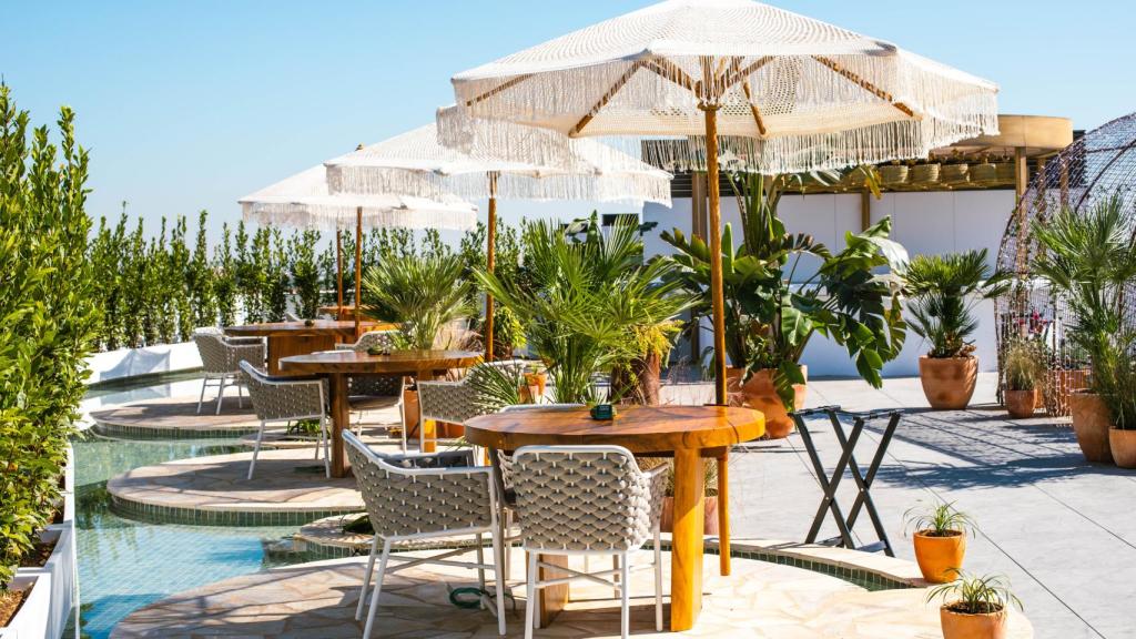 Finca Bandida cuenta con una azotea única.