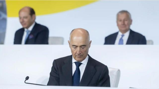 El presidente de Ferrovial, Rafael del Pino, en la junta en la que se aprobó el traslado de la sede a Países Bajos
