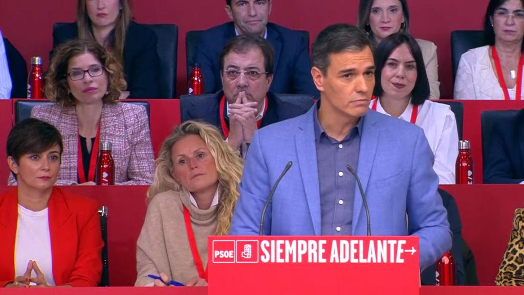 Pedro Sánchez, durante el Comité Federal del PSOE