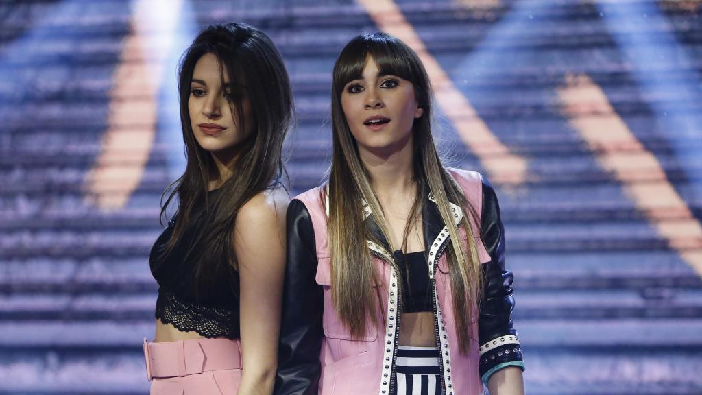 Ana Guerra y Aitana Ocaña durante su participación en 'El Hormiguero'.