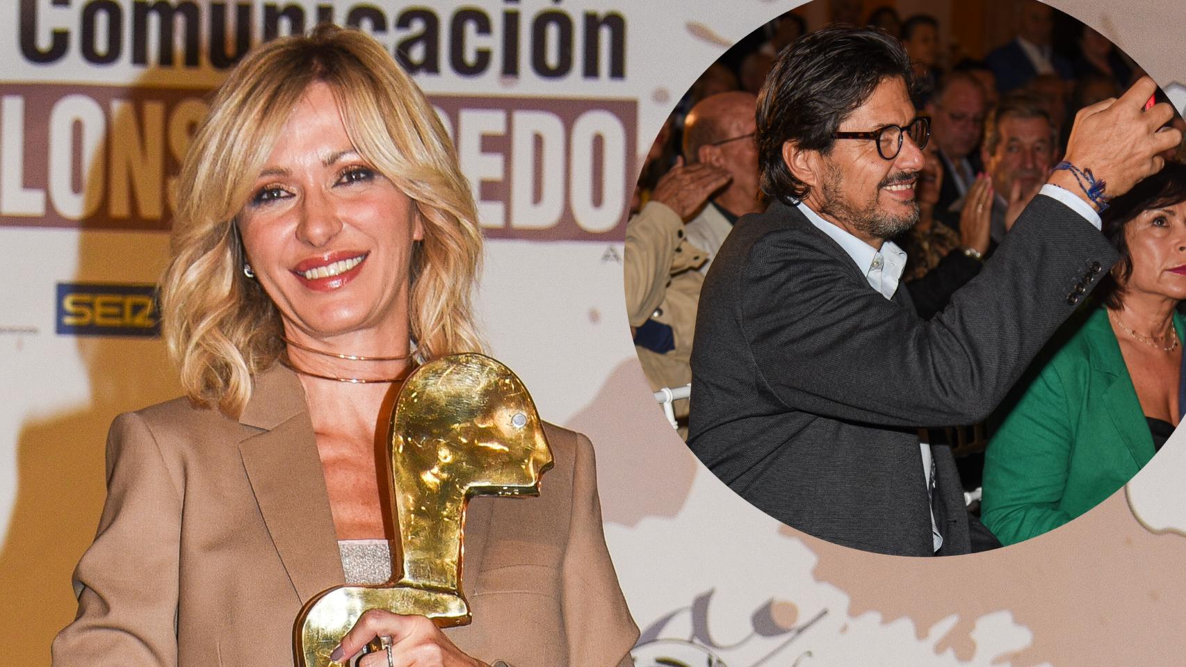 Susanna Griso y su razón de amor, Íñigo Afán de Ribera, en un montaje de EL ESPAÑOL.