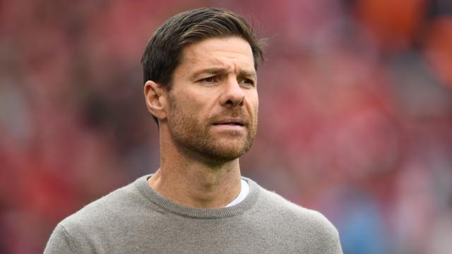 Xabi Alonso, durante un partido del Bayer Leverkusen