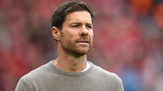 Xabi Alonso, durante un partido del Bayer Leverkusen