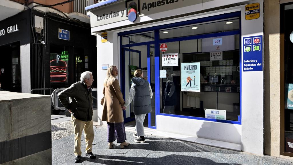 Una Administración de Loterías de Jaén.
