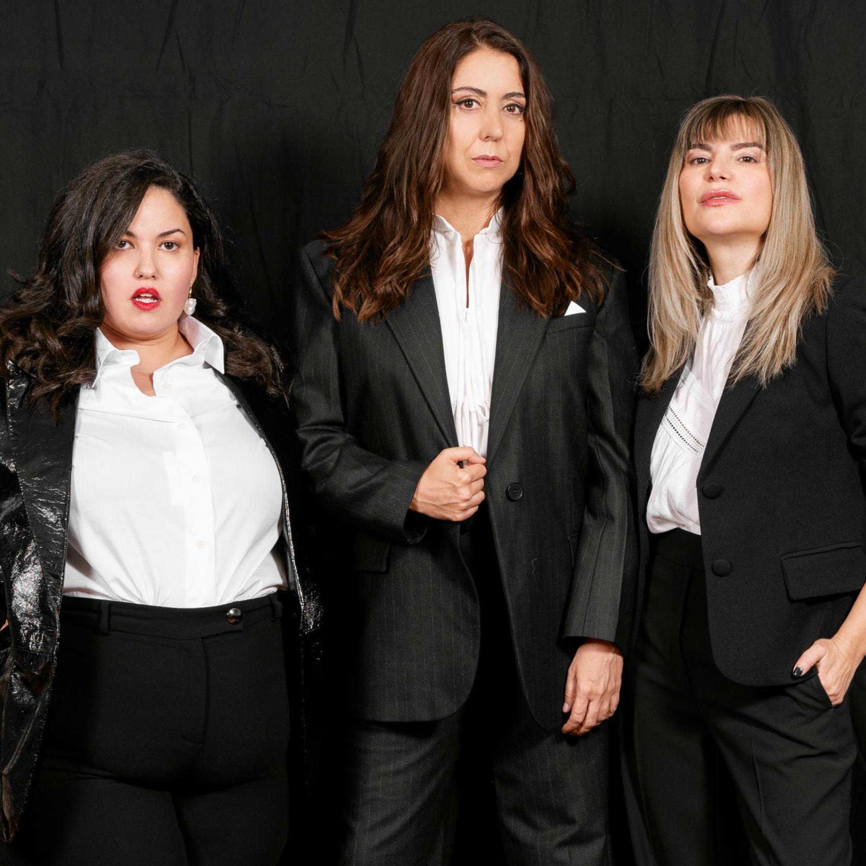 Laura Galán, Carmen Ruiz y Mónica Regueiro.