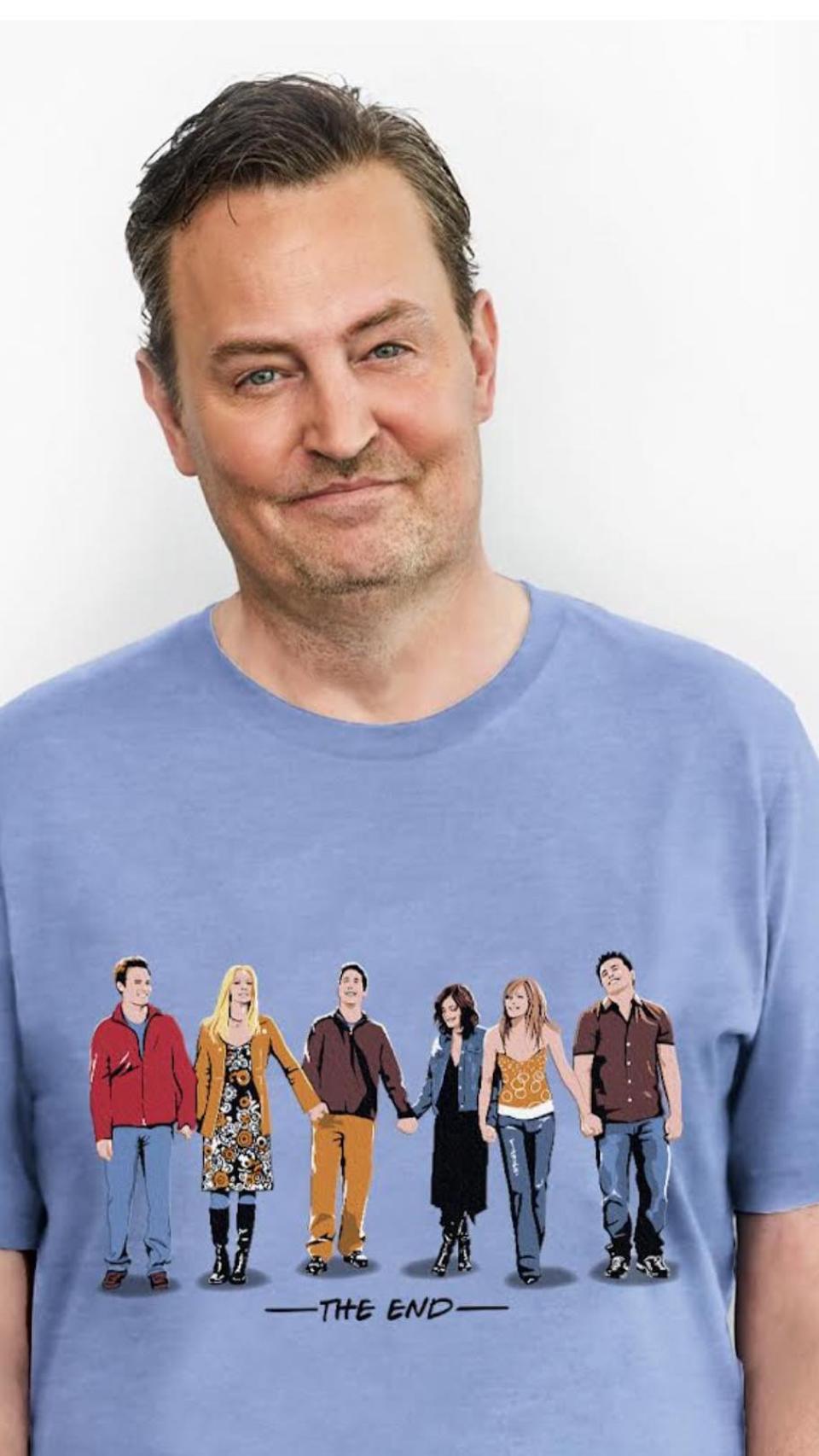 Matthew Perry en una imagen publicada por él mismo.