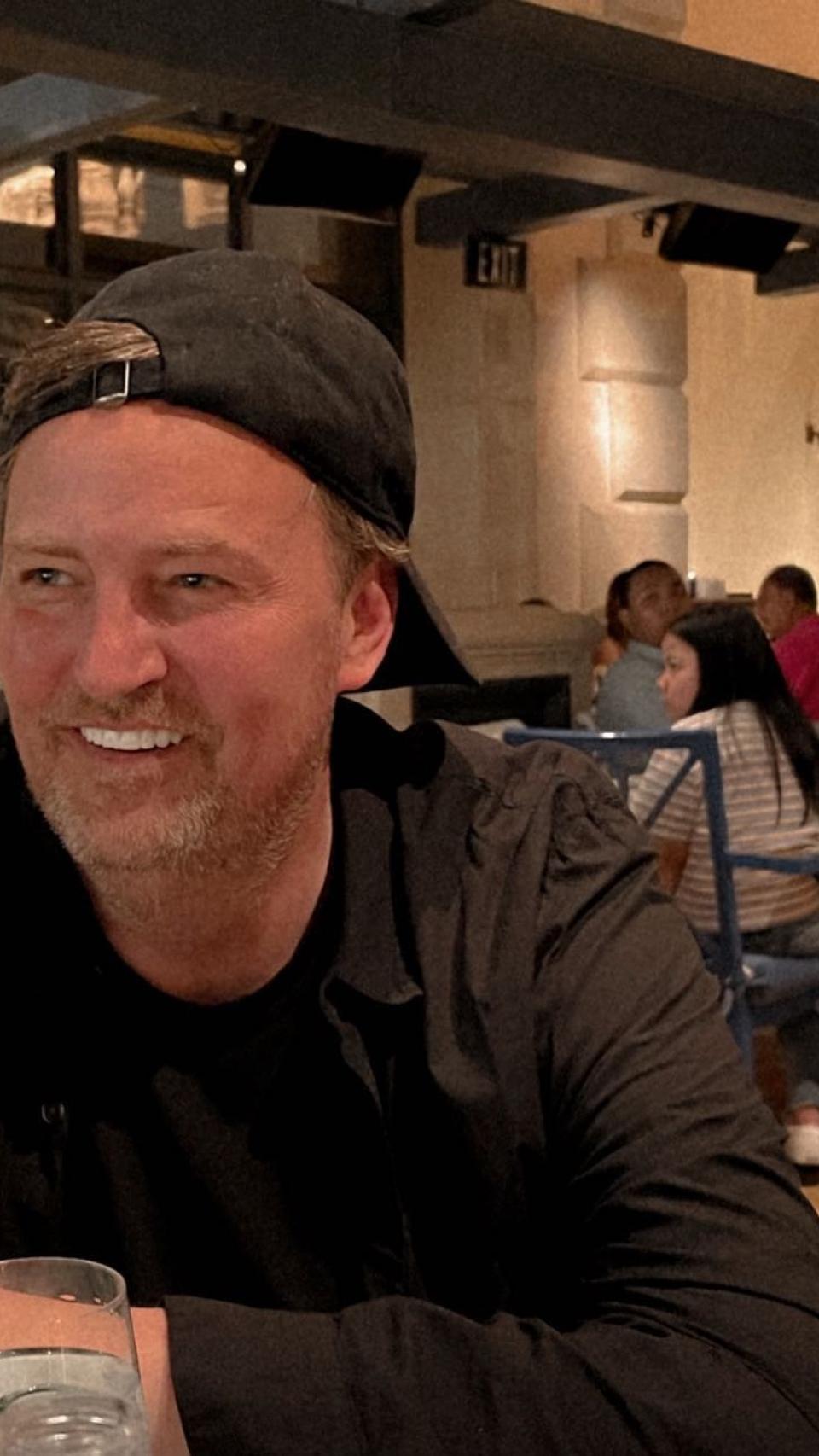Matthew Perry en una imagen reciente de sus redes sociales.