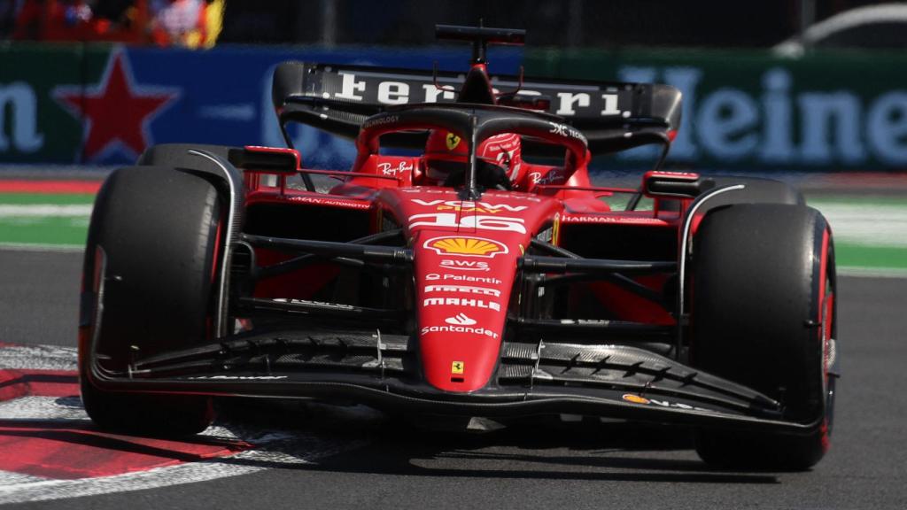 Charles Leclerc, en el GP de México.