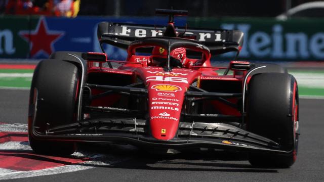 Charles Leclerc, en el GP de México.