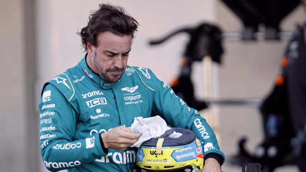 Fernando Alonso, resignado tras la clasificación del Gran Premio de México.