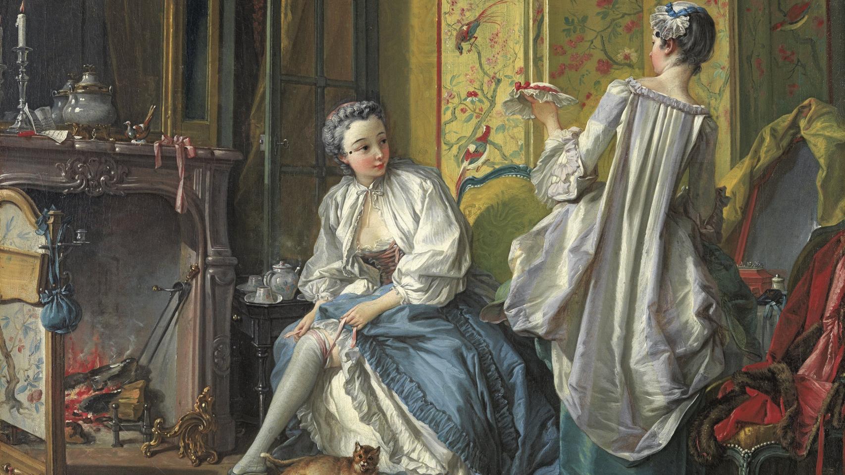 François Boucher: 'La toilette', 1742. © Museo Nacional Thyssen-Bornemisza, Madrid