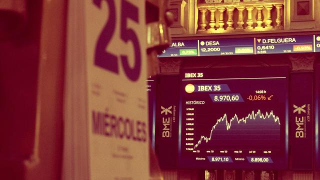 Bolsa de Madrid.