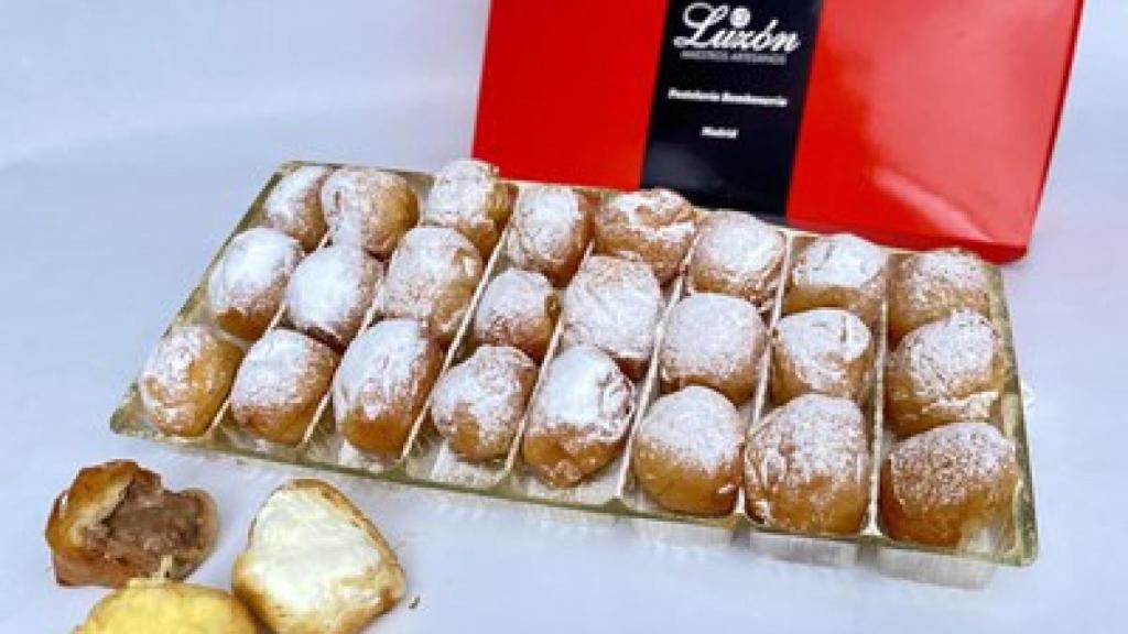 Buñuelos pastelería Luzón.