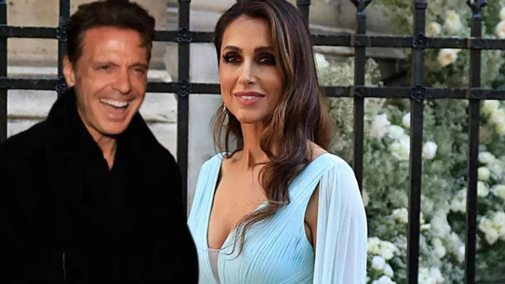 Luis Miguel y Paloma Cuevas en un montaje de Jaleos.