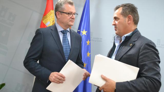 Gerardo Dueñas junto a Juan Luis Delgado