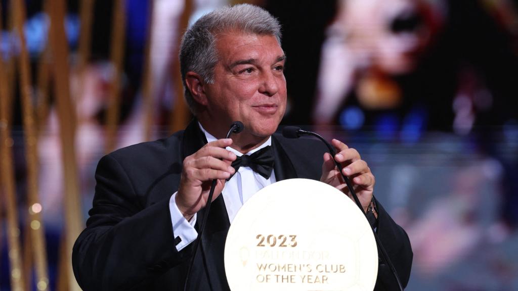 Joan Laporta recoge el premio