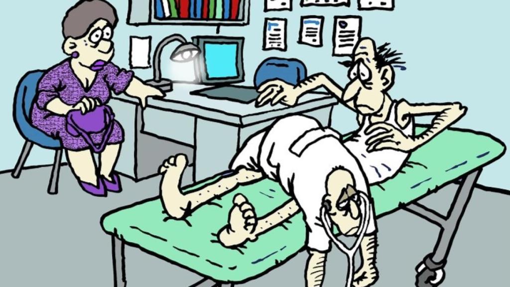 Una de las caricaturas de Armengol Tolsà Badia Ermengol.