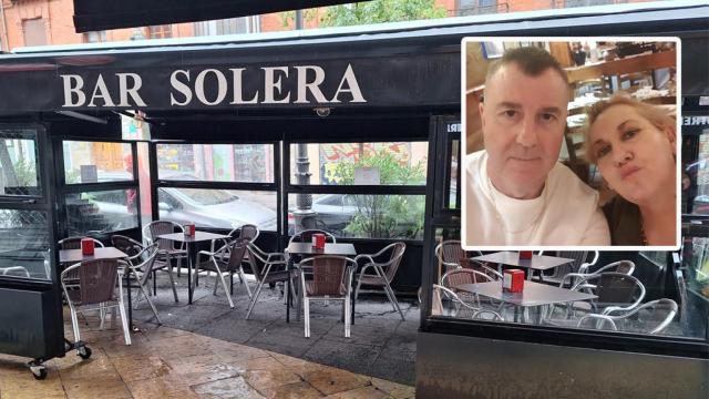 El Bar Solera y Félix junto a su mujer