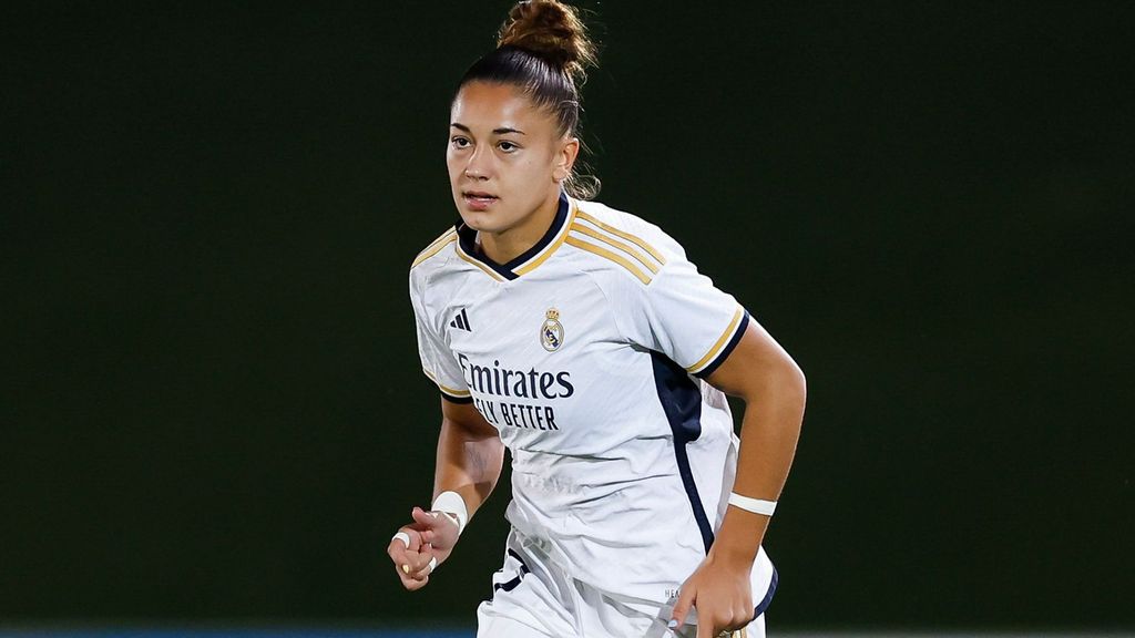Carla Camacho, durante un partido con el Real Madrid.