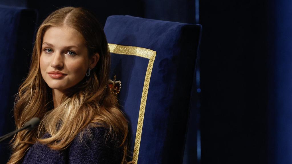 La princesa de Asturias, Leonor de Borbón, durante la 43º edición de los Premios Princesa de Asturias.